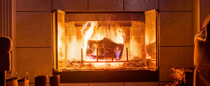 Mendota Hearth Landscape Fireplace Installation in Lynnwood, Washington