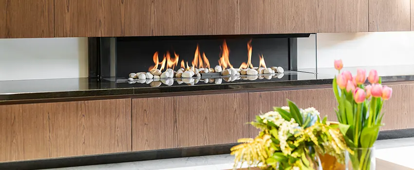 Double-height Fireplace Design Refurbishment in Lynnwood, Washington