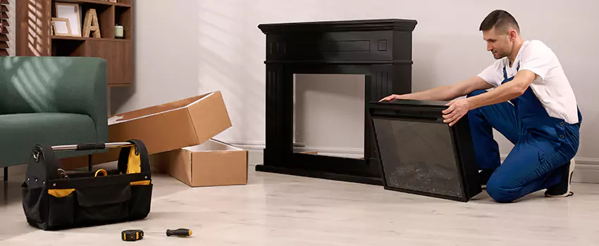 Old Rusted Metal Fireplace Repair And Replacement in Lynnwood, WA